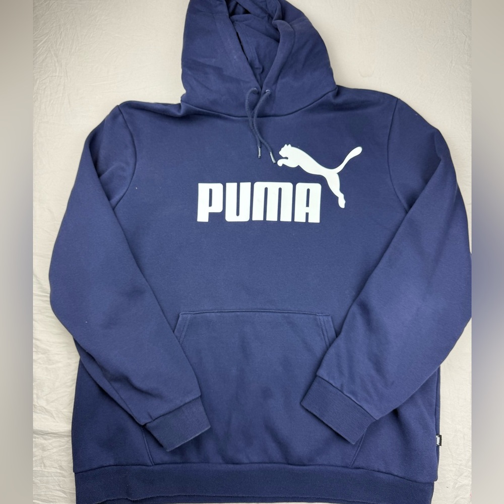 Puma‎ Men's Blue Hoodie sweatshirt size XL